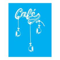 Stencil Tamako Café - 20X25Cm - Ref B794 Stencil Tamako Café - 20X25Cm - Ref B794
