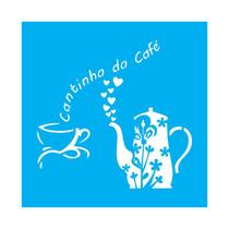 Stencil Tamako Cantinho Do Café - 30X30Cm - Ref D210 Stencil Tamako Cantinho Do Café - 30X30Cm - Ref D210