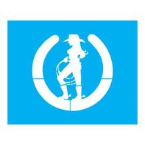 Stencil Tamako Cavaleira - 20X25Cm - Ref B227