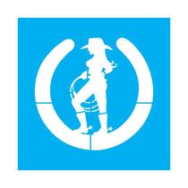 Stencil Tamako Cavaleira - 30X30Cm - Ref 9836