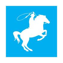 Stencil Tamako Cavaleiro - 30X30Cm - Ref 9834