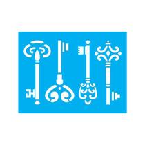 Stencil Tamako Chaves - 15X20Cm - Ref 8556