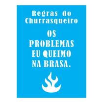 Stencil Tamako Churrasqueiro - 15X20Cm - Ref A2251