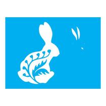 Stencil Tamako Coelho - 15X20Cm - Ref A2475 Stencil Tamako Coelho - 15X20Cm - Ref A2475