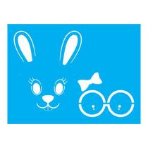 Stencil Tamako Coelho Páscoa - 15X20Cm - Ref A2466 Stencil Tamako Coelho Páscoa - 15X20Cm - Ref A2466