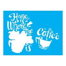 Stencil Tamako Coffee - 15X20Cm - Ref A2632