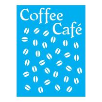 Stencil Tamako Coffee Café - 15X20Cm - Ref 864