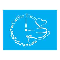 Stencil Tamako Coffee Time - 15X20Cm - Ref A2725