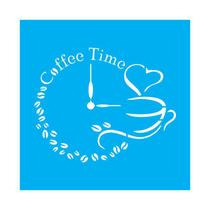 Stencil Tamako Coffee Time - 30X30Cm - Ref 3