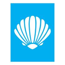 Stencil Tamako Concha Do Mar - 15X20Cm - Ref A3059