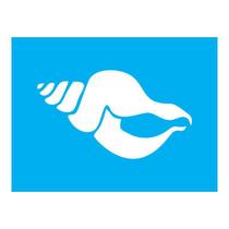 Stencil Tamako Concha Do Mar - 15X20Cm - Ref A3060