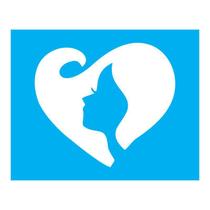 Stencil Tamako Coração - 20X25Cm - Ref B374