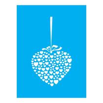 Stencil Tamako Corações - 15X20Cm - Ref A2727