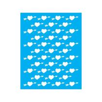 Stencil Tamako Corações - 20X25Cm - Ref 9204