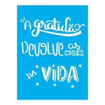 Stencil Tamako Cores Da Vida - 15X20Cm - Ref 8702