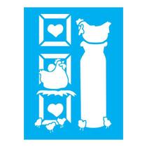 Stencil Tamako Country - 15X20Cm - Ref A3504