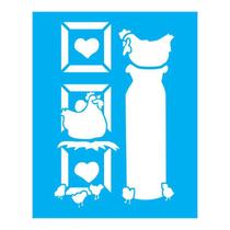 Stencil Tamako Country - 20X25Cm - Ref B867