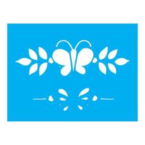 Stencil Tamako Country Borboleta - 15X20Cm - Ref A3478