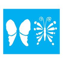 Stencil Tamako Country Borboleta - 20X25Cm - Ref B842