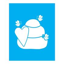 Stencil Tamako Country Colmeia - 20X25Cm - Ref B860