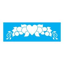 Stencil Tamako Country Floral - 10X30Cm - Ref 7770