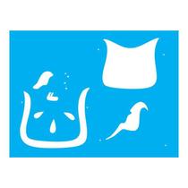 Stencil Tamako Country Pássaro - 15X20Cm - Ref A3485 Stencil Tamako Country Pássaro - 15X20Cm - Ref A3485