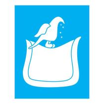 Stencil Tamako Country Pássaro - 20X25Cm - Ref B853 Stencil Tamako Country Pássaro - 20X25Cm - Ref B853