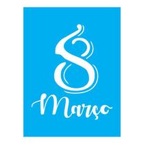 Stencil Tamako Dia Da Mulher - 15X20Cm - Ref A2971