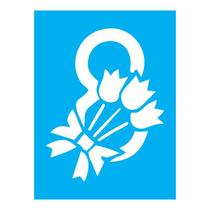 Stencil Tamako Dia Da Mulher - 15X20Cm - Ref A2984