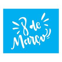 Stencil Tamako Dia Da Mulher - 20X25Cm - Ref B367