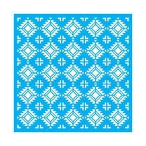 Stencil Tamako Estampa - 30X30Cm - Ref 9617