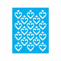 Stencil Tamako Estampa Abstrata - 20X25Cm - Ref 9118