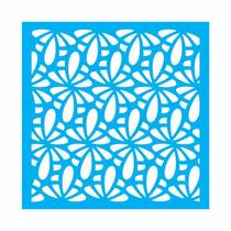 Stencil Tamako Estampa Abstrata - 30X30Cm - Ref 9551