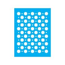 Stencil Tamako Estampa Bolinhas - 15X20Cm - Ref 8509