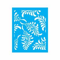 Stencil Tamako Estampa Folhas - 20X25Cm - Ref 9098