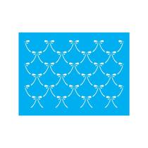 Stencil Tamako Estampa Laços - 15X20Cm - Ref 8547