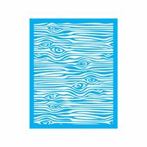 Stencil Tamako Estampa Madeira - 20X25Cm - Ref 9162