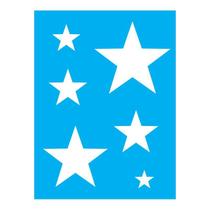 Stencil Tamako Estrelas - 15X20Cm - Ref 863