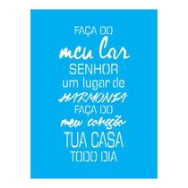 Stencil Tamako Faça Do Meu Lar - 15X20Cm - Ref A2636