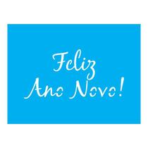 Stencil Tamako Feliz Ano Novo - 15X20Cm - Ref A3297 Stencil Tamako Feliz Ano Novo - 15X20Cm - Ref A3297