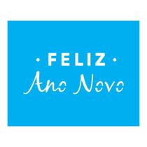 Stencil Tamako Feliz Ano Novo - 20X25Cm - Ref B666 Stencil Tamako Feliz Ano Novo - 20X25Cm - Ref B666