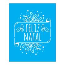 Stencil Tamako Feliz Natal - 20X25Cm - Ref B788
