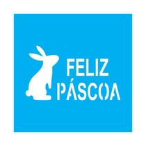 Stencil Tamako Feliz Páscoa - 30X30Cm - Ref 9871 Stencil Tamako Feliz Páscoa - 30X30Cm - Ref 9871