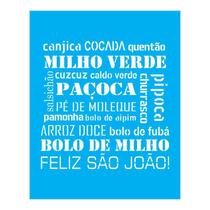 Stencil Tamako Feliz São João - 20X25Cm - Ref B507