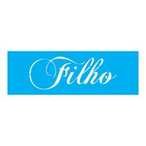 Stencil Tamako Filho - 10X30Cm - Ref 7706