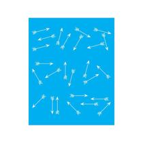 Stencil Tamako Flechas - 20X25Cm - Ref 9229 Stencil Tamako Flechas - 20X25Cm - Ref 9229