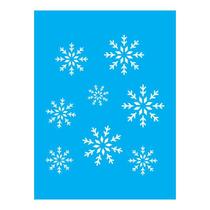 Stencil Tamako Floco De Neve - 15X20Cm - Ref A2515 Stencil Tamako Floco De Neve - 15X20Cm - Ref A2515