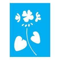 Stencil Tamako Flor - 15X20Cm - Ref 247