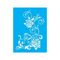 Stencil Tamako Floral - 15X20Cm - Ref 8536