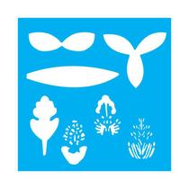 Stencil Tamako Floral - 30X30Cm - Ref 9687